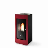 SOBA PELETI 11.5KW - EVELYN ROSSO - 2 Ventilatoare